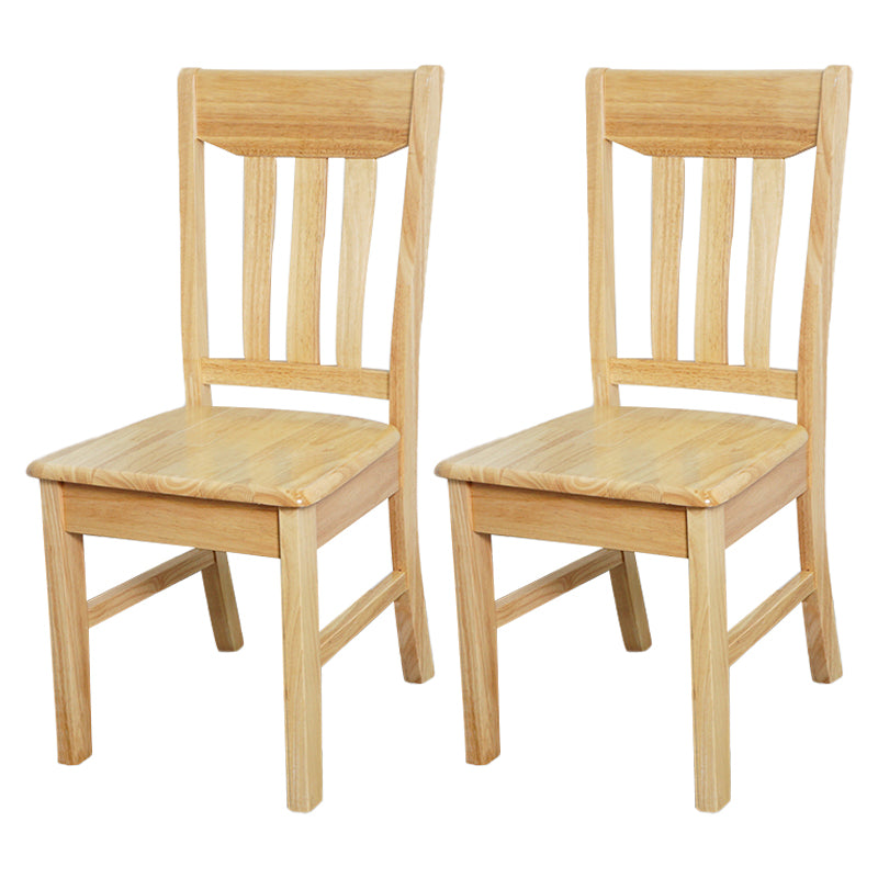 Traditional Dining Room Chair Wood Dining Side Chair with 4 Legs for Home Use