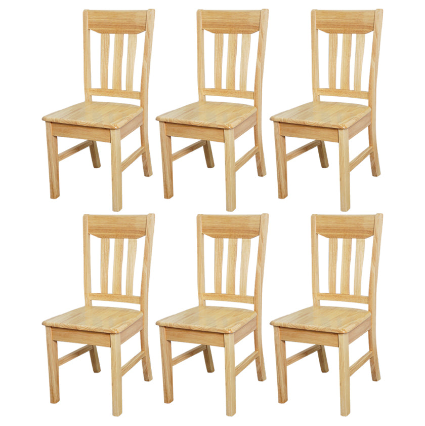 Traditional Dining Room Chair Wood Dining Side Chair with 4 Legs for Home Use