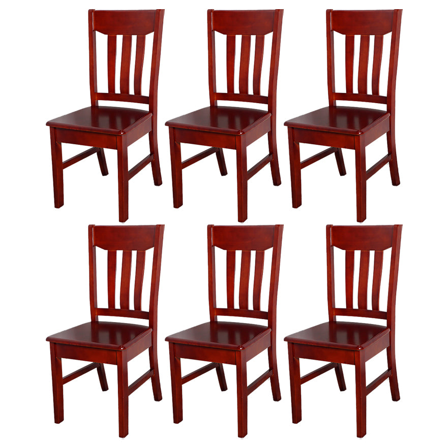 Traditional Dining Room Chair Wood Dining Side Chair with 4 Legs for Home Use