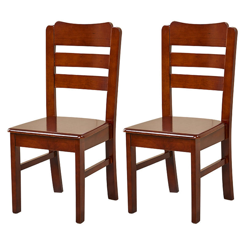 Sedia da pranzo tradizionale sedia da pranzo in legno con 4 gambe per uso domestico