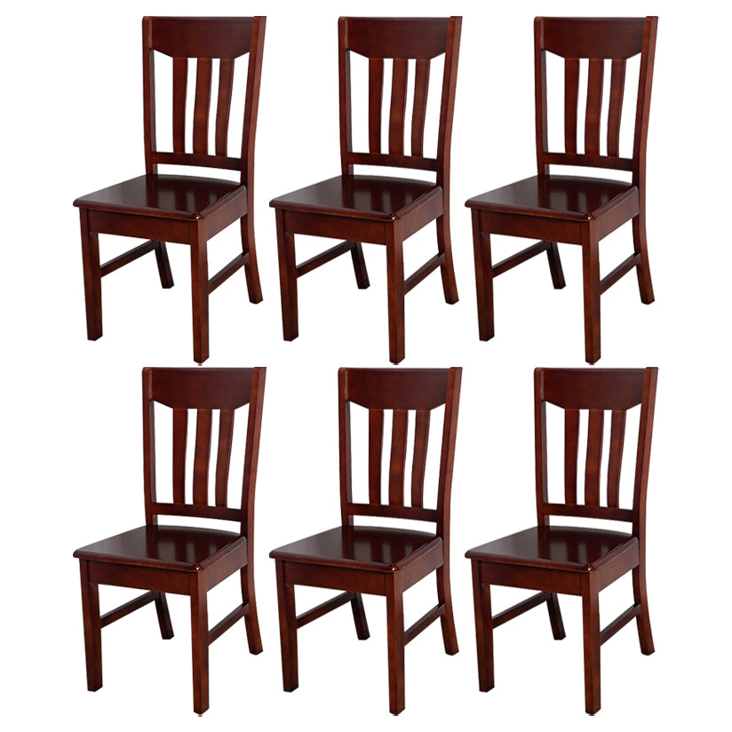 Traditional Dining Room Chair Wood Dining Side Chair with 4 Legs for Home Use