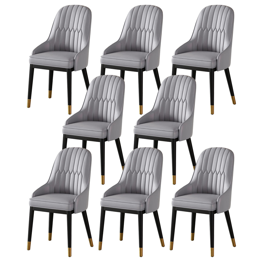 Chaise à bras en métal scandinave, chaise Parsons pour salle à manger, chaise d'appoint pour la maison