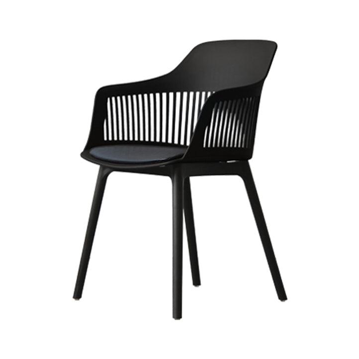 Chaise de salle à manger en plastique de Style nordique, chaise latérale à dossier Windsor pour usage domestique