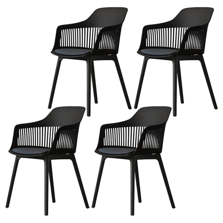 Chaise de salle à manger en plastique de Style nordique, chaise latérale à dossier Windsor pour usage domestique