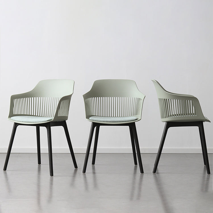 Chaise de salle à manger en plastique de Style nordique, chaise latérale à dossier Windsor pour usage domestique