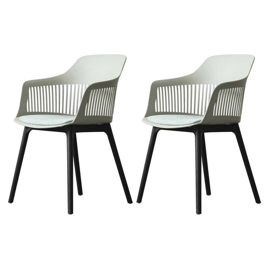 Chaise de salle à manger en plastique de Style nordique, chaise latérale à dossier Windsor pour usage domestique