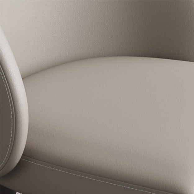 Chaises de salle à manger sans bras contemporaines chaise Parsons avec des jambes en fer pour un usage domestique