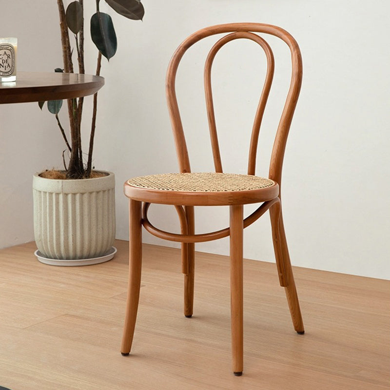 Country Style Solid Wood Chair Windsor Back Side Kitchen Dining Room Chairs