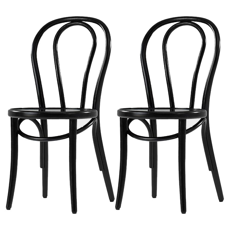 Country Style Solid Wood Chair Windsor Back Side Kitchen Dining Room Chairs