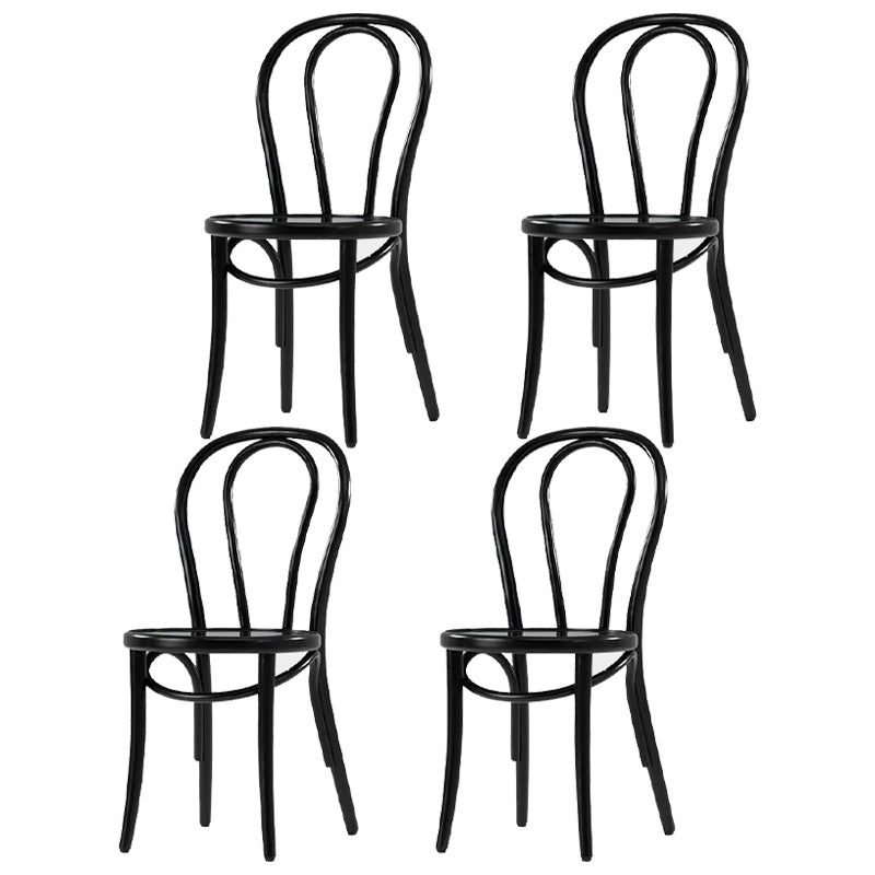 Country Style Solid Wood Chair Windsor Back Side Kitchen Dining Room Chairs