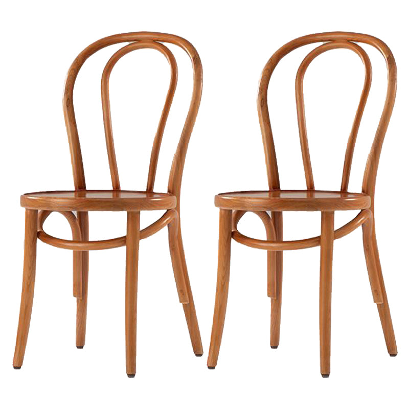 Country Style Solid Wood Chair Windsor Back Side Kitchen Dining Room Chairs