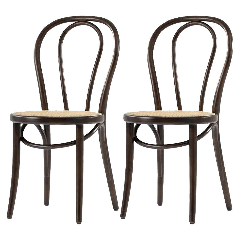 Country Style Solid Wood Chair Windsor Back Side Kitchen Dining Room Chairs