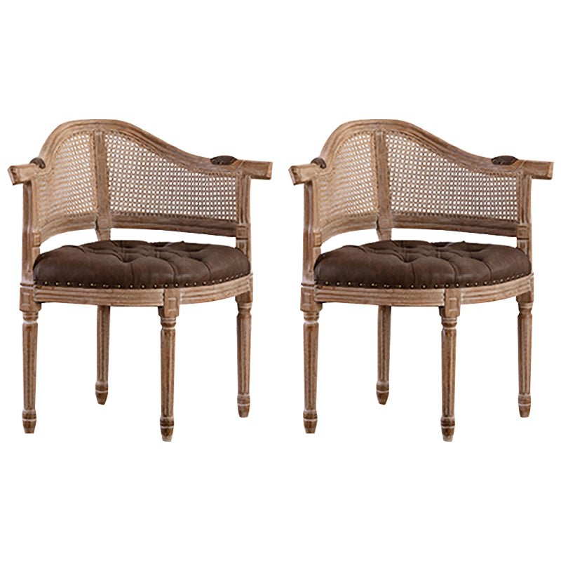 Chaise de bras de salle à manger de style country
