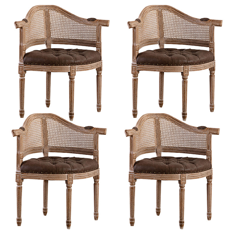 Chaise de bras de salle à manger de style country