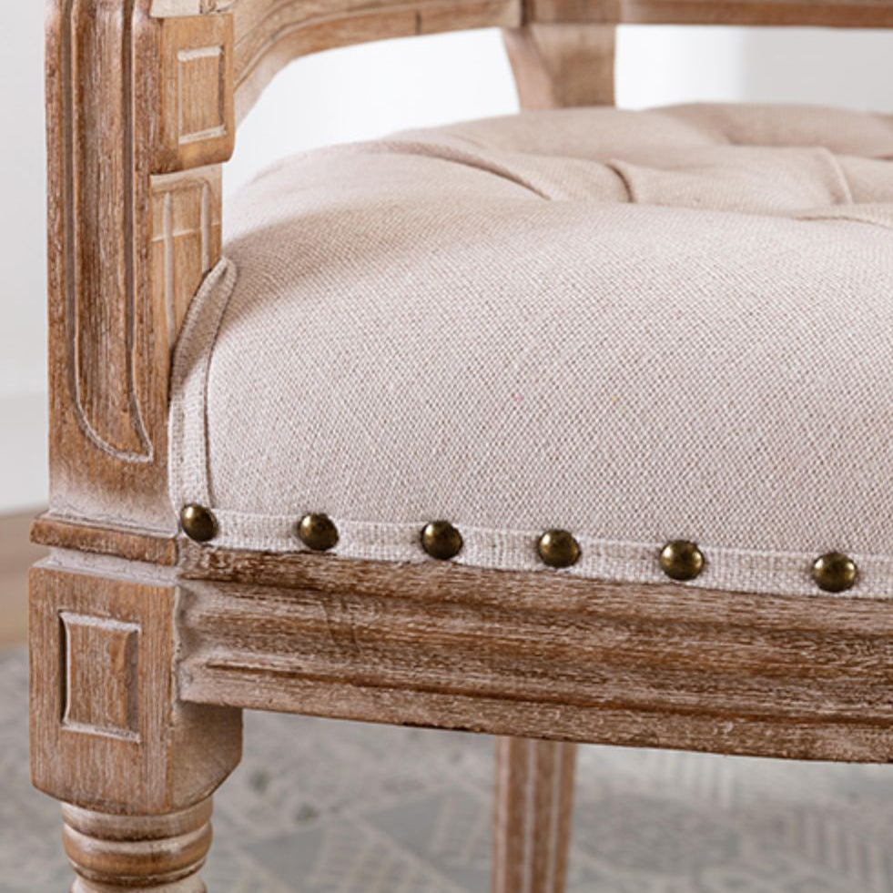 Chaise de bras de salle à manger de style country