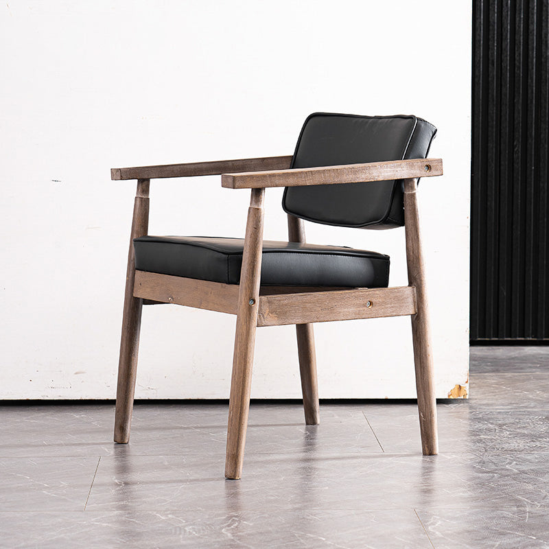 Chaise de salle à manger carrée en cuir contemporaine Open Danding Dining Sicater