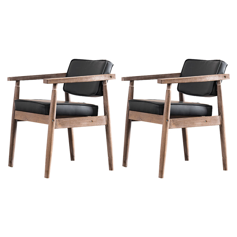 Chaise de salle à manger carrée en cuir contemporaine Open Danding Dining Sicater