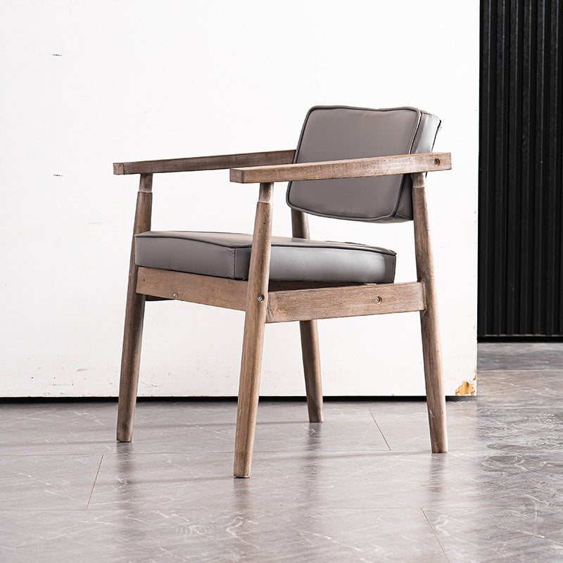 Chaise de salle à manger carrée en cuir contemporaine Open Danding Dining Sicater