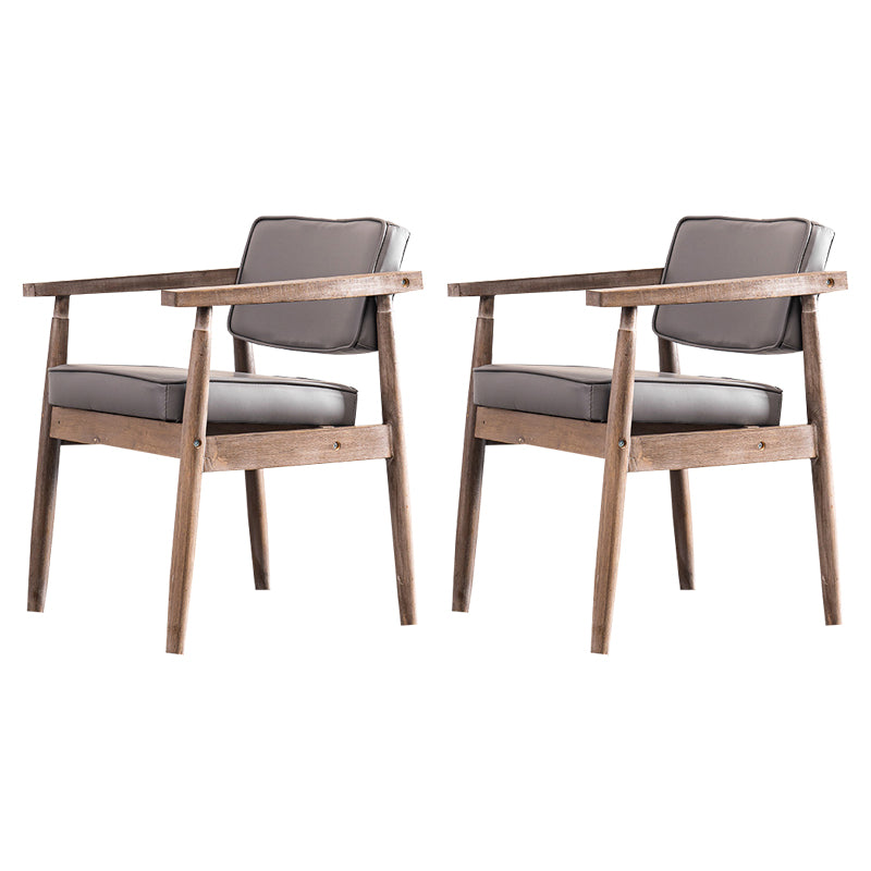Chaise de salle à manger carrée en cuir contemporaine Open Danding Dining Sicater