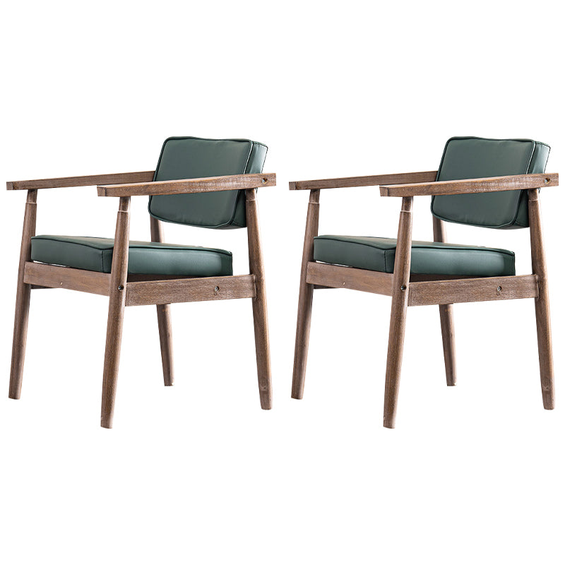 Chaise de salle à manger carrée en cuir contemporaine Open Danding Dining Sicater