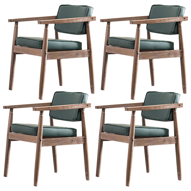 Chaise de salle à manger carrée en cuir contemporaine Open Danding Dining Sicater