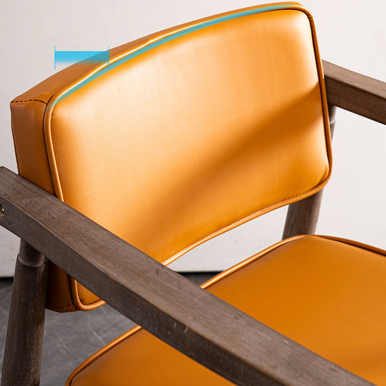 Chaise de salle à manger carrée en cuir contemporaine Open Danding Dining Sicater