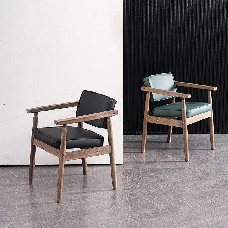 Chaise de salle à manger carrée en cuir contemporaine Open Danding Dining Sicater