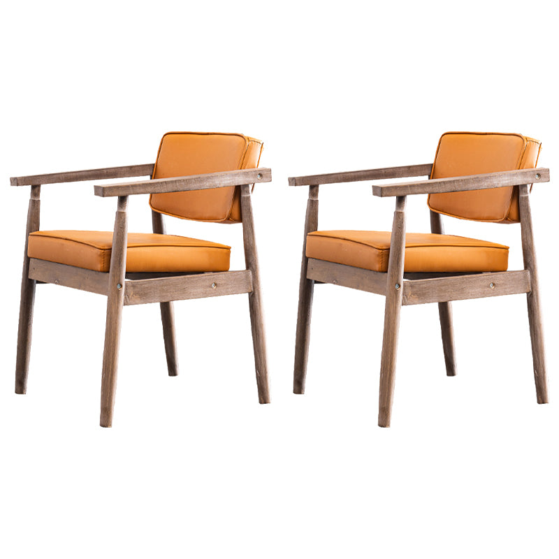 Chaise de salle à manger carrée en cuir contemporaine Open Danding Dining Sicater