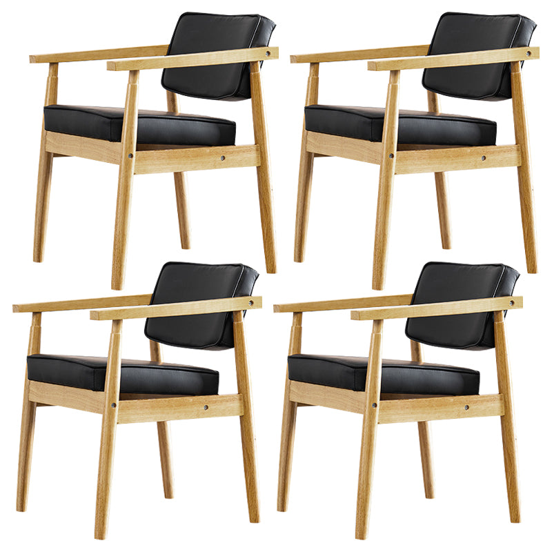 Chaise de salle à manger carrée en cuir contemporaine Open Danding Dining Sicater