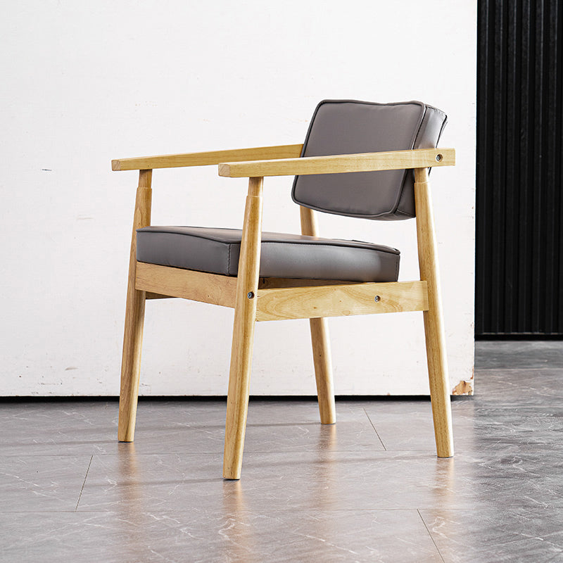 Chaise de salle à manger carrée en cuir contemporaine Open Danding Dining Sicater