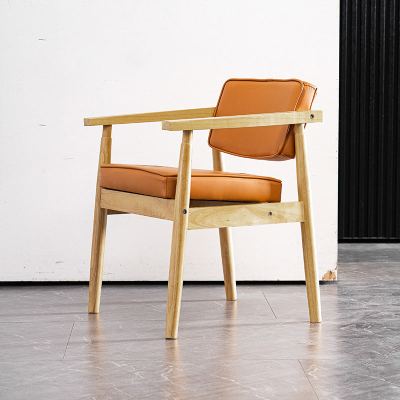 Chaise de salle à manger carrée en cuir contemporaine Open Danding Dining Sicater