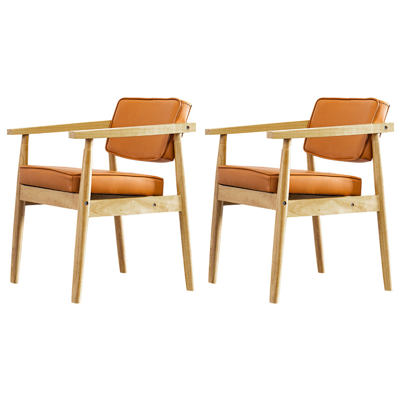 Chaise de salle à manger carrée en cuir contemporaine Open Danding Dining Sicater
