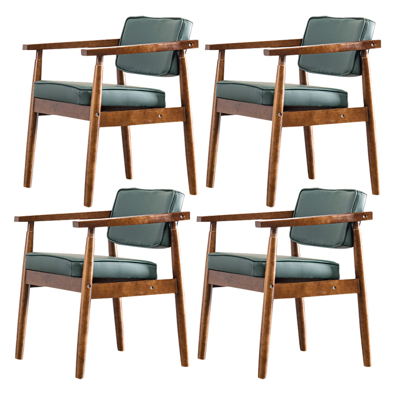 Chaise de salle à manger carrée en cuir contemporaine Open Danding Dining Sicater