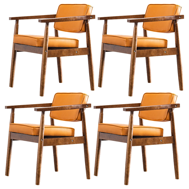 Chaise de salle à manger carrée en cuir contemporaine Open Danding Dining Sicater