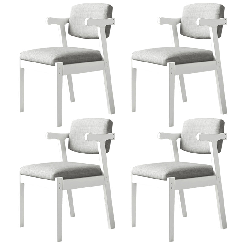 Chaise de salle à manger contemporaine, chaise à dossier ouvert avec 4 pieds pour un usage domestique