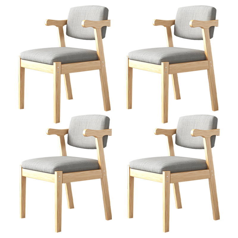 Chaise de salle à manger contemporaine, chaise à dossier ouvert avec 4 pieds pour un usage domestique