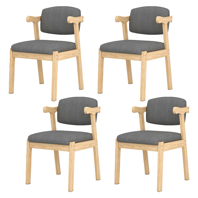 Chaise de salle à manger contemporaine, chaise à dossier ouvert avec 4 pieds pour un usage domestique