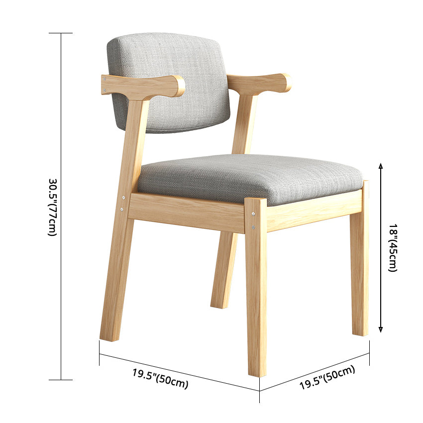 Chaise de salle à manger contemporaine, chaise à dossier ouvert avec 4 pieds pour un usage domestique