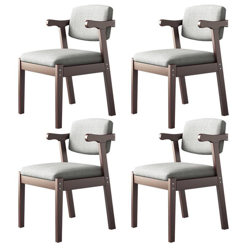 Chaise de salle à manger contemporaine, chaise à dossier ouvert avec 4 pieds pour un usage domestique