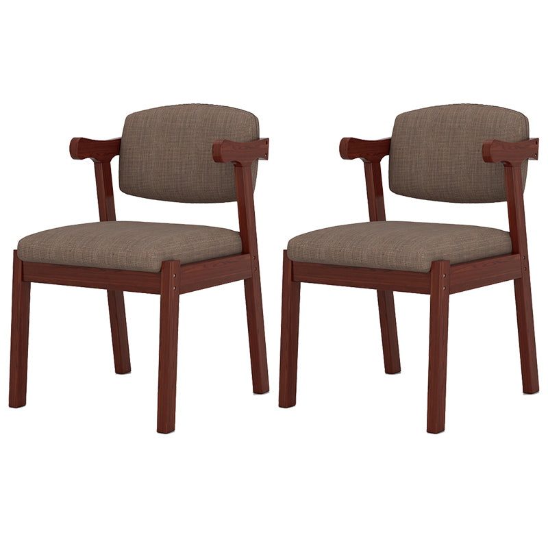 Chaise de salle à manger contemporaine, chaise à dossier ouvert avec 4 pieds pour un usage domestique