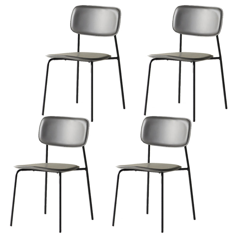 Chaise d'appoint empilable, chaise industrielle à dossier ouvert, sans accoudoirs, pour salle à manger