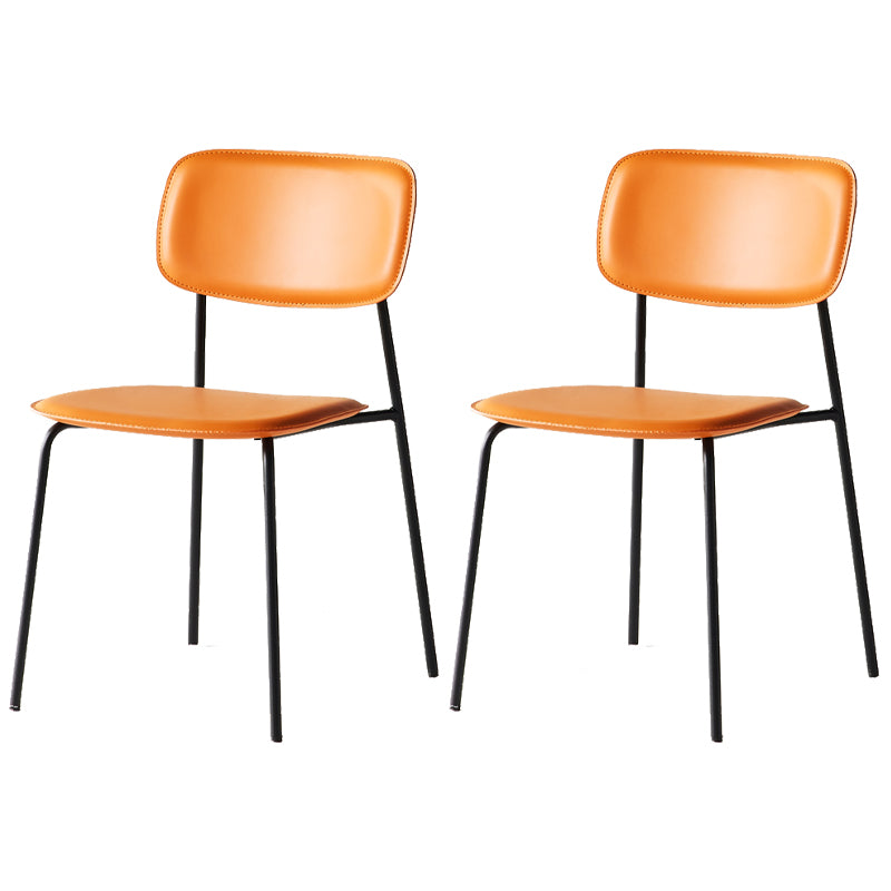 Chaise d'appoint empilable, chaise industrielle à dossier ouvert, sans accoudoirs, pour salle à manger