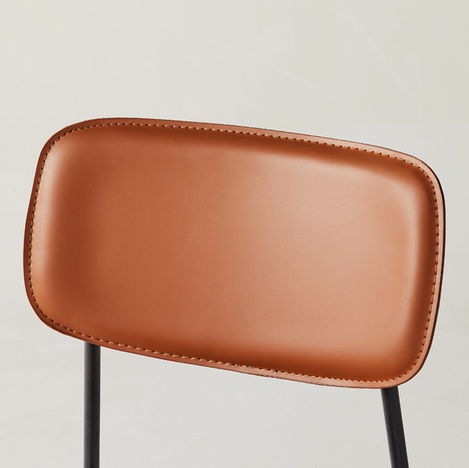Chaise d'appoint empilable, chaise industrielle à dossier ouvert, sans accoudoirs, pour salle à manger