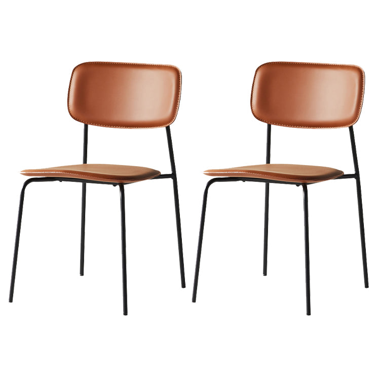 Chaise d'appoint empilable, chaise industrielle à dossier ouvert, sans accoudoirs, pour salle à manger