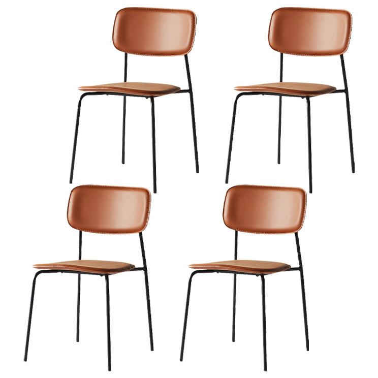 Chaise d'appoint empilable, chaise industrielle à dossier ouvert, sans accoudoirs, pour salle à manger