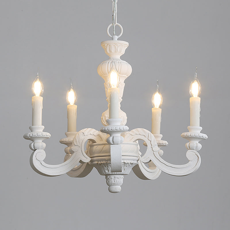 Massivholzkandelabra Kronleuchter Vintage Country Style Parlour Anhänger Licht