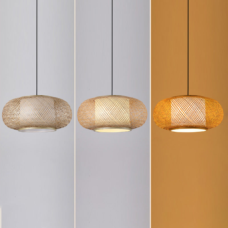 Chinesische Anhänger Beleuchtungskörper Rattan Hanges Licht mit hängenden Kabel für das Restaurant