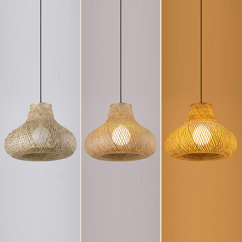 Chinesische Anhänger Beleuchtungskörper Rattan Hanges Licht mit hängenden Kabel für das Restaurant