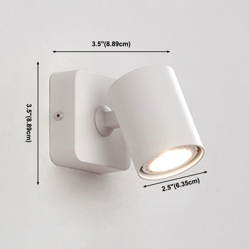Luce contemporanea a parete regolabile luce con ombra acrilica per camera da letto