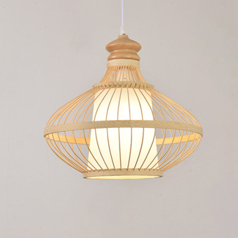 Chinesische Anhänger Beleuchtungskörper Rattan Hanges Licht mit hängenden Kabel für das Restaurant
